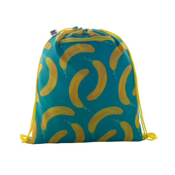 CreaDraw Zip RPET - personalizowany worek ze sznurkami