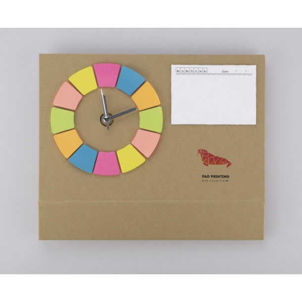 Zegar na biurko POSIT - Wielokolorowy