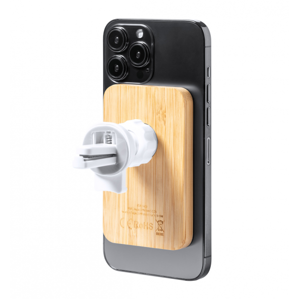 Gonzo - uchwyt na telefon z ładowarką indukcyjną 