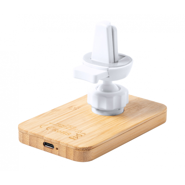 Gonzo - uchwyt na telefon z ładowarką indukcyjną 