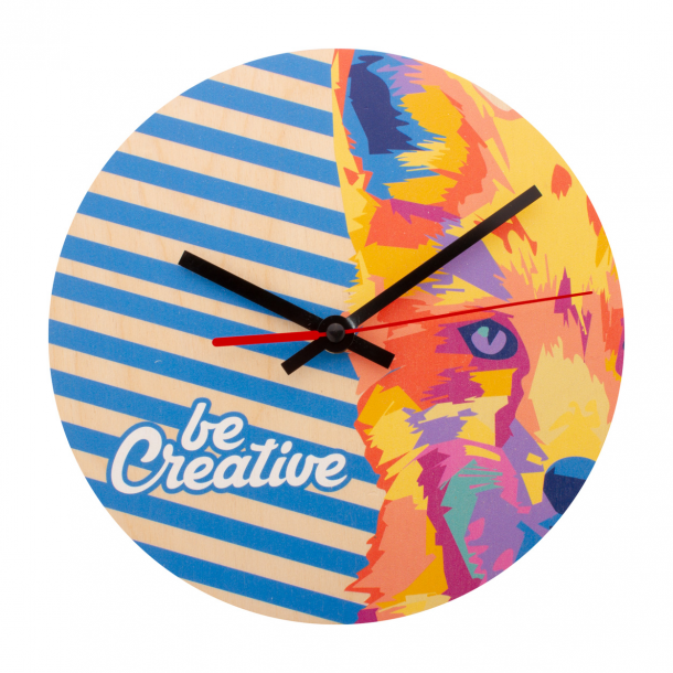 BeTime Wood D - personalizowany zegar ścienny