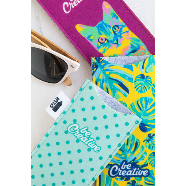 CreaFelt Sun - personalizowane etui RPET na okulary