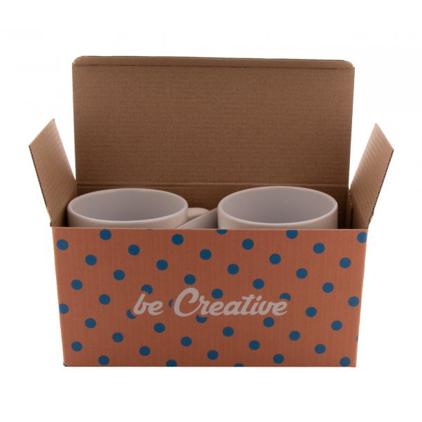 CreaBox Mug Double - personalizowane pudełko na dwa kubki