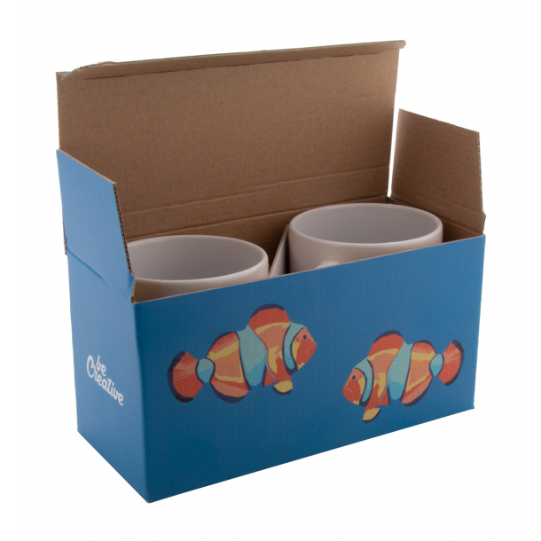 CreaBox Mug Double - personalizowane pudełko na dwa kubki