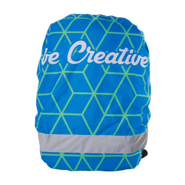 CreaBack Reflect - personalizowany, odblaskowy pokrowiec na plecak