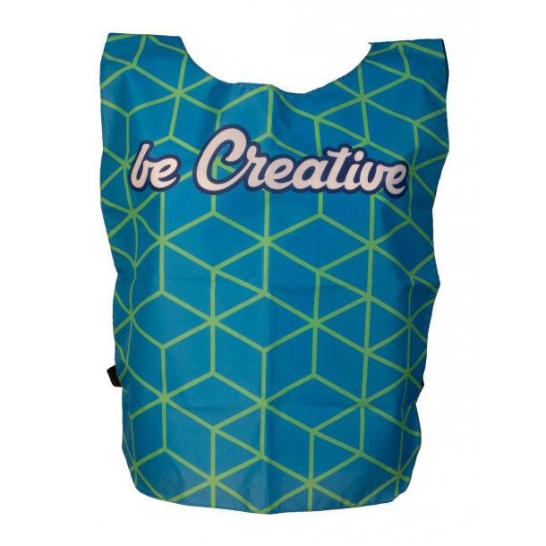 CreaTeam - personalizowana kamizelka sportowa RPET / znacznik - Czarny