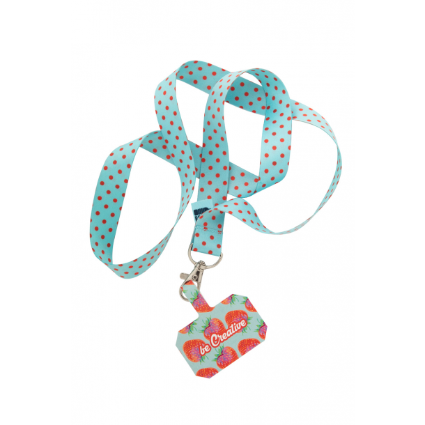 Subyard Mobile RPET - personalizowana smycz/uchwyt na telefon RPET