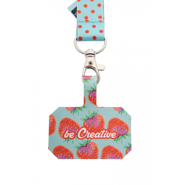 Subyard Mobile RPET - personalizowana smycz/uchwyt na telefon RPET