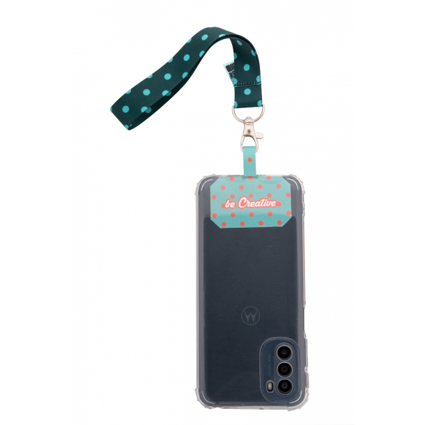 SuboFob Mobile RPET - personalizowany pasek na nadgarstek do telefonu RPET