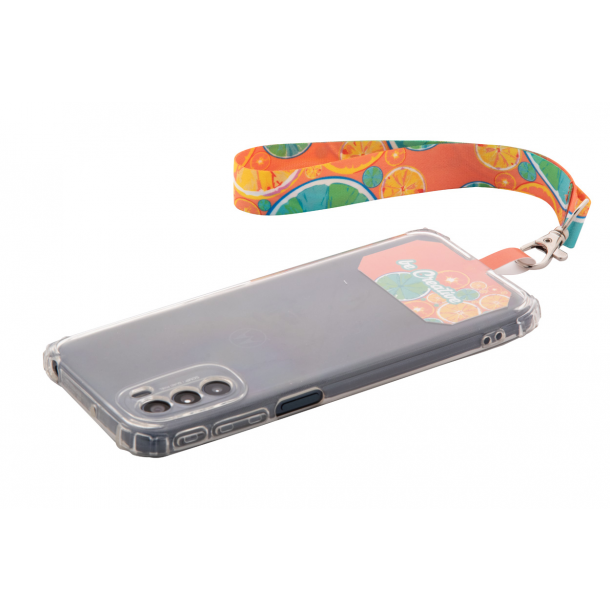 SuboFob Mobile RPET - personalizowany pasek na nadgarstek do telefonu RPET