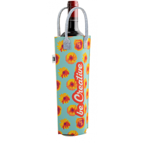 CreaFelt Vino - personalizowana torba na wino RPET