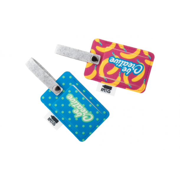 CreaFelt Tag - personalizowana przywieszka bagażowa RPET