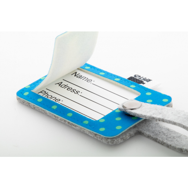 CreaFelt Tag - personalizowana przywieszka bagażowa RPET