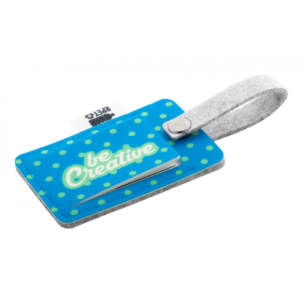 CreaFelt Tag - personalizowana przywieszka bagażowa RPET