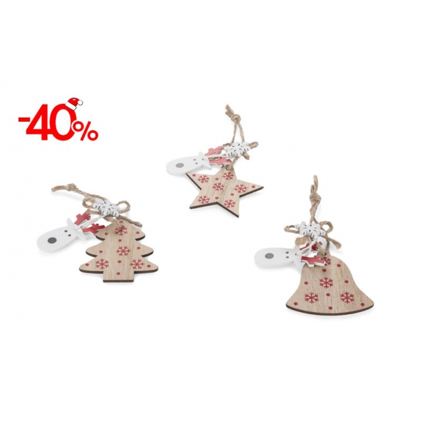 Zestaw zawieszek FERI - drewno