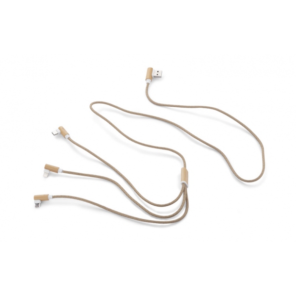 Kabel USB 3 w 1 FLAX