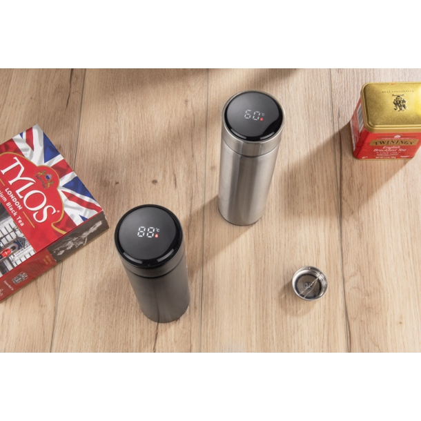 Butelka termiczna z termometrem LEDIKT 500 ml