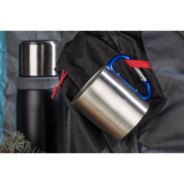 Kubek z karabińczykiem CAMPIC 200 ml