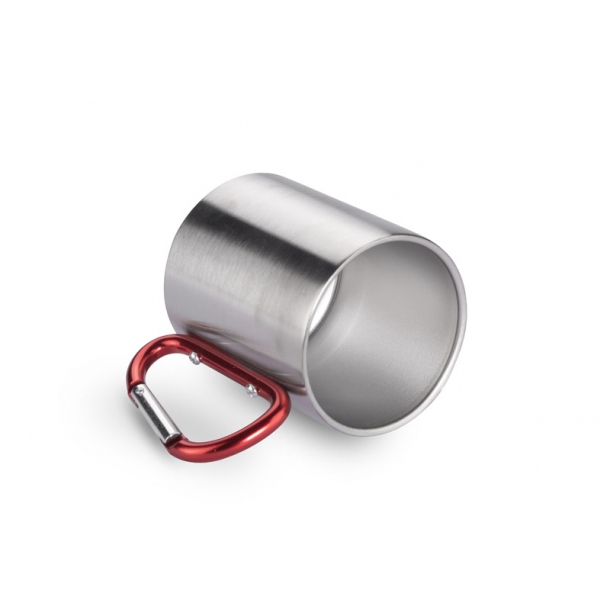 Kubek z karabińczykiem CAMPIC 200 ml