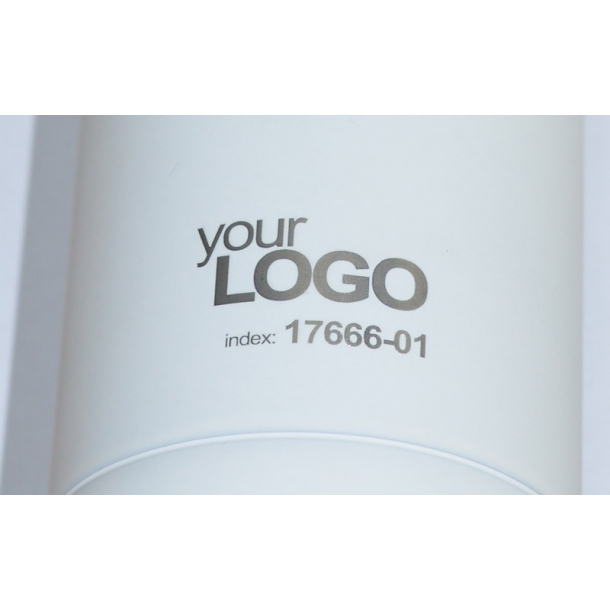 Bidon termiczny BREEZE 500 ml - Biały